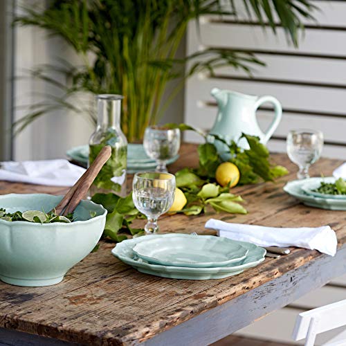 Ceramic Stoneware 10" x 5" (Impressions Robin's Egg Blue / 125 oz. Bowl)