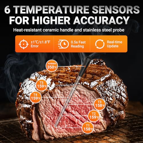 Wireless Bluetooth Digital Meat Thermometer