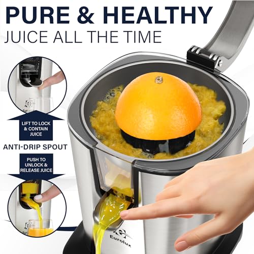 Power Pro Premium Electric Citrus Juicer (Stainless Steel / Pro XL Size)