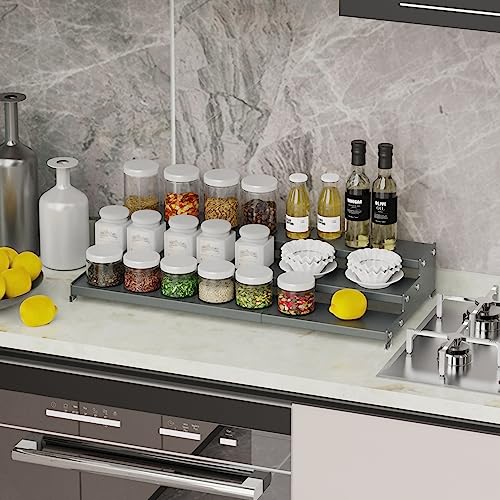 Expandable Spice Rack Storage organizer with 3