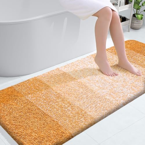 Bathroom Runner Rug 54x24 (54" X 24" / Golden Yellow)