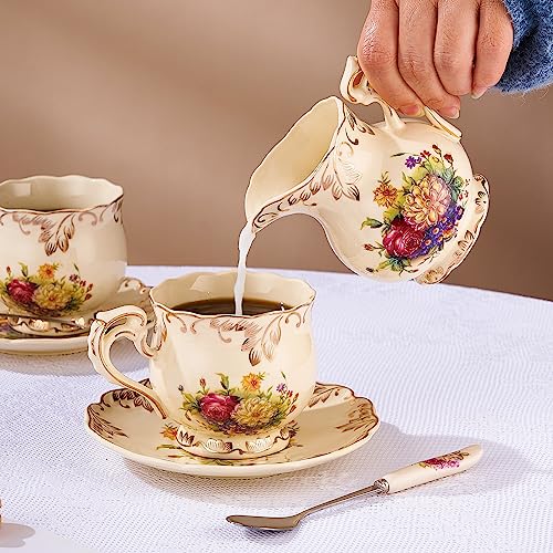 Ceramic Sugar and Creamer Set