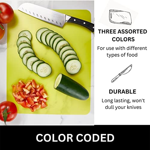 Flexible Cutting Mats Set of 3 (Assorted Colors)