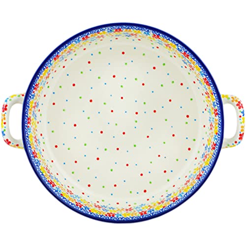Round Baker with Handles 10 (Flower Meadow In The Garden)