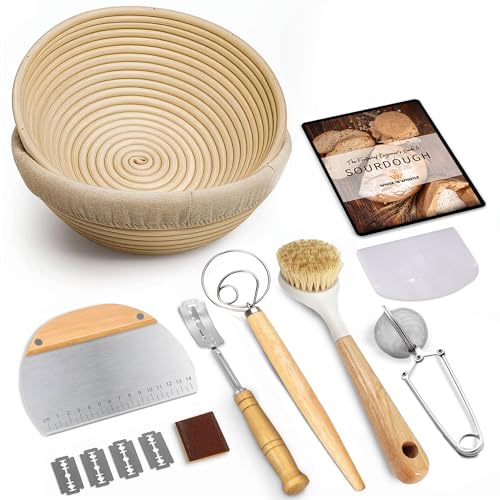 Banneton Bread Proofing Basket Set