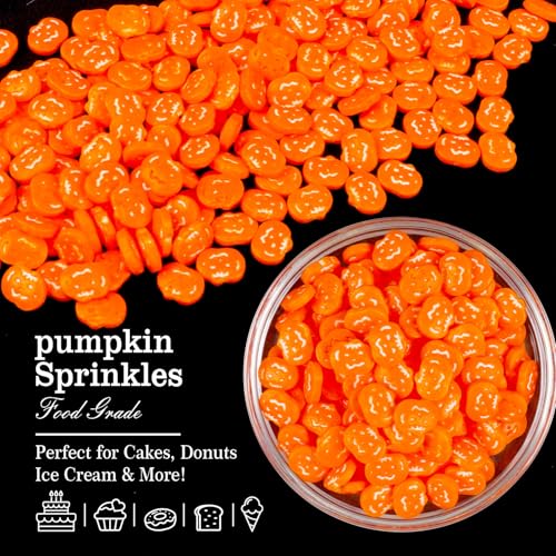 Halloween Pumpkin Sprinkles Edible (Halloween Pumpkin Sprinkles)
