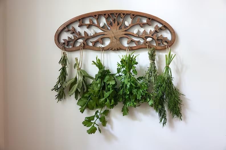 Rustic Life Tree Herb Drying Rack