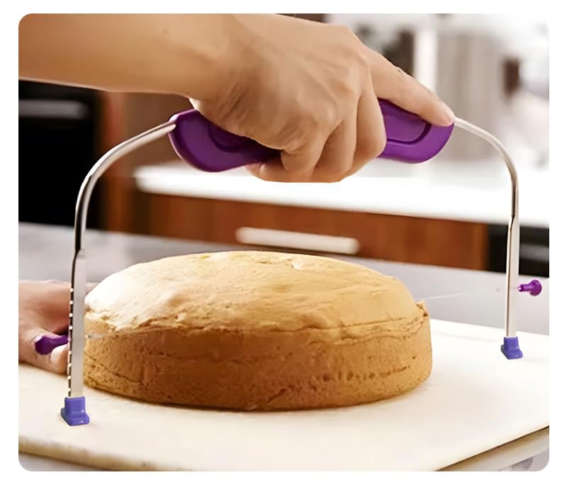 Adjustable Cake Leveler Cutter for Leveling Tops (purple Cake Leveler)