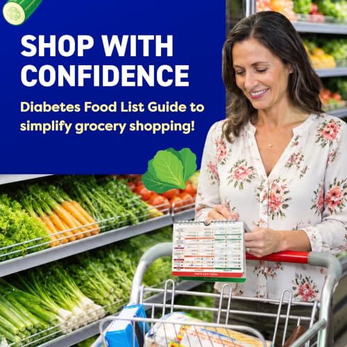 Diabetes Food List and Meal Planner (Blue)
