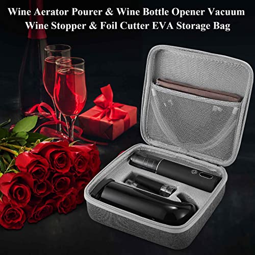 Wine Opener Valentines Day Gift Set with Electric Wine Bottle Opener (Pro Gift Set / Space Black)