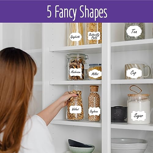 300 PCS White Stickers