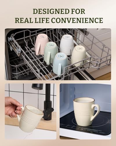 Jupiter Coffee Mugs Set of 6 (6pcs / Jupiter-Vanilla White)