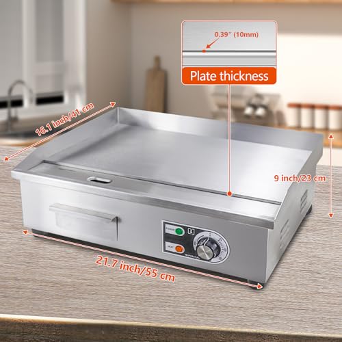 22" Commercial Electric Griddle (22'')