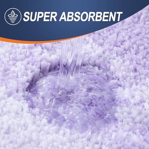 Bathroom Runner Rug 45x27 (45" X 27" / Light Purple)