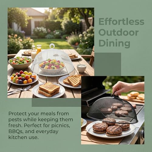 2 Pack Metal Mesh Food Covers