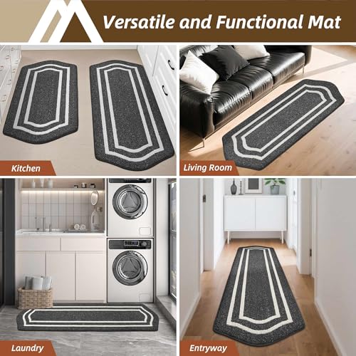 Kitchen Rugs and Mats 24"x48" Non Slip Kitchen Mats for Floor