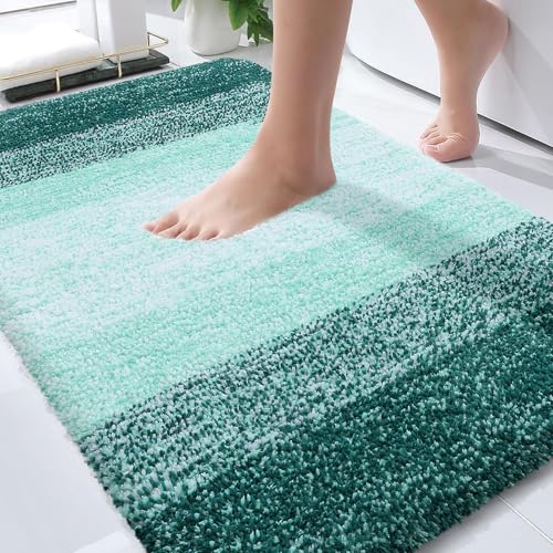 Bathroom Rugs Mat 34x21 (34" X 21" / Blackish Green)