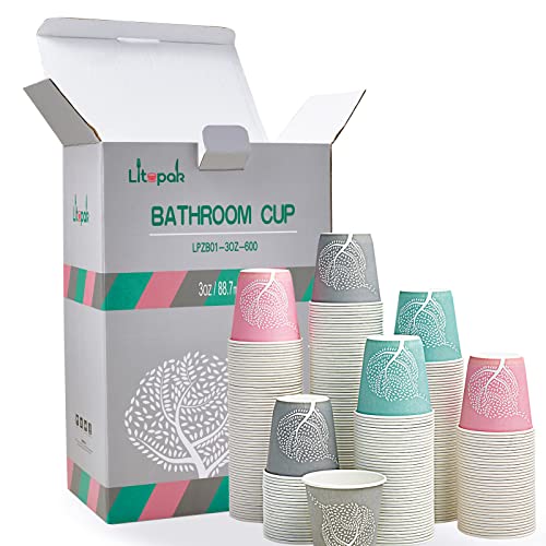 600 Pack 3 oz Paper Cups (600pack Colour mixture)