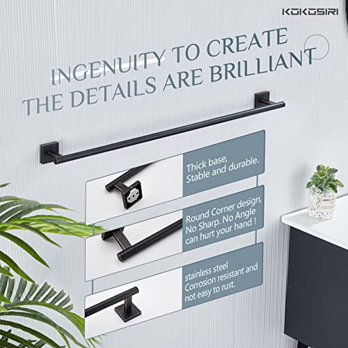 Bathroom Towel Bar 36'' Towel Holder for Bath Kitchen Wall Mount Towel Rails 36 Inch Oil Rubbed Bronze Stainless Steel B4005ORB (Oil Rubbed Bronze / 36-Inch)