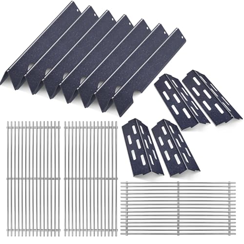 Grill Grate and Flavorizer Bars Heat Deflector Grill Parts for Weber Genesis 2 GS4 Grates 66089 66097