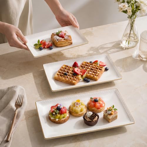 Ceramic Serving Platter Set (3 Count)