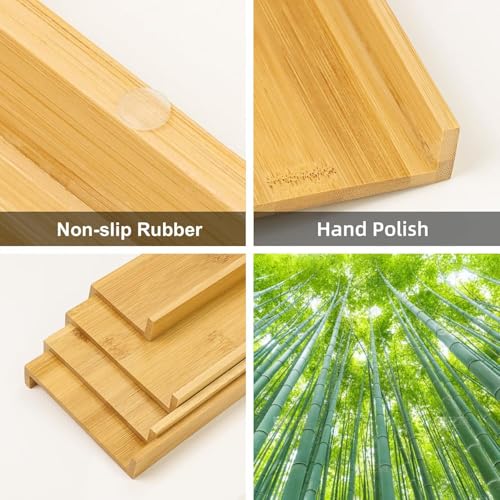 Spice Drawer Organizer with 24 Bamboo