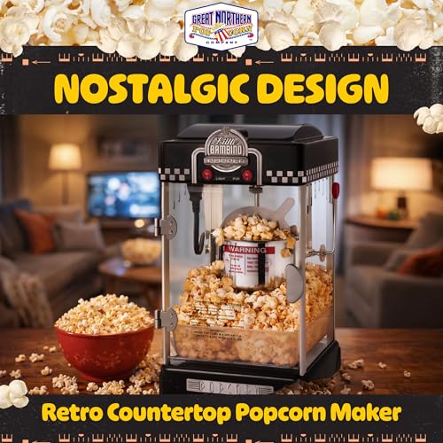 Popcorn Little Bambino 2.5oz Popcorn Machine (Black)