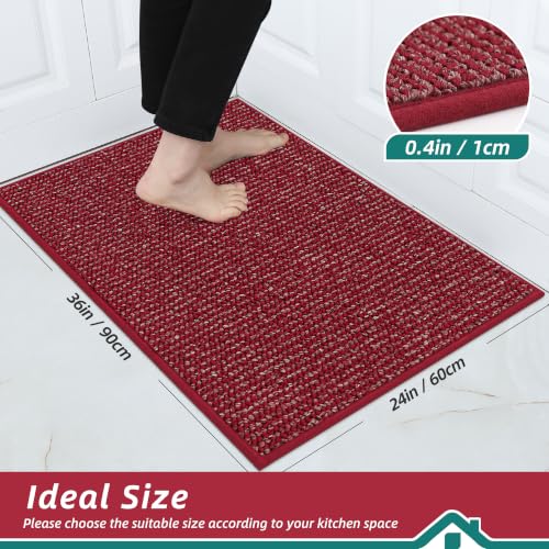 Kitchen Rugs 24"x36" (Red / 24" X 36" (Rectangular))