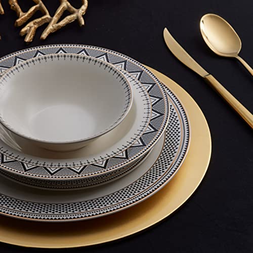 Globe 24 Piece Dinnerware Set for 6 People (Globe 6 Person)