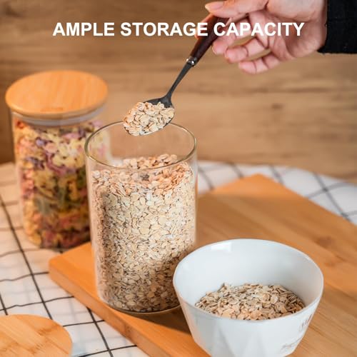 Glass Food Storage Jars 50oz [Set of 6]