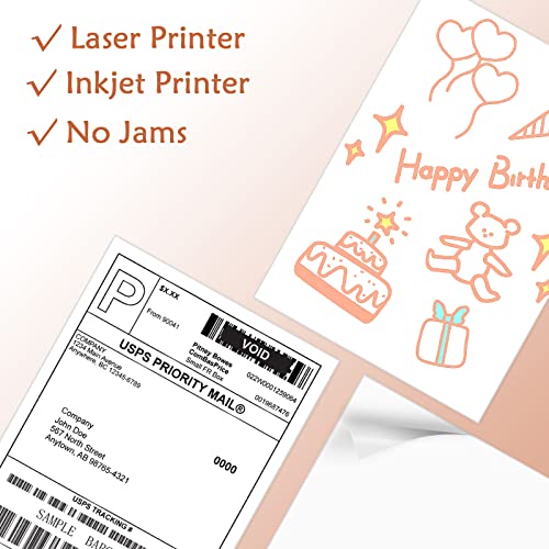 Full Sheet Shipping Labels (8-1/2" x 11" (1-UP) / 1000 Sheets)