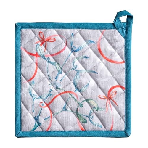 Pot Holders 100% Cotton Potholders (122 - Enora / 8" x 8" (Pot Holder Pack of 1))