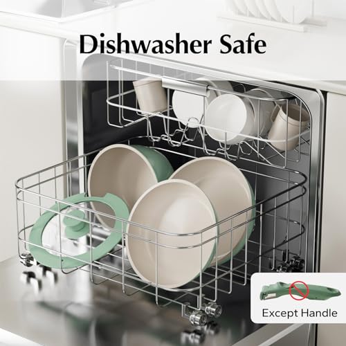 Ceramic Cookware Set (Green)