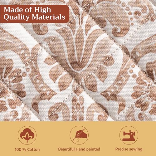 Pot Holders 100% Cotton Potholders (121 - Allure / 8" x 8" (Pot Holder Pack of 2))