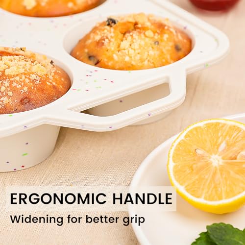 Jumbo Muffin Pan with Metal Reinforced Frame (Jumbo)