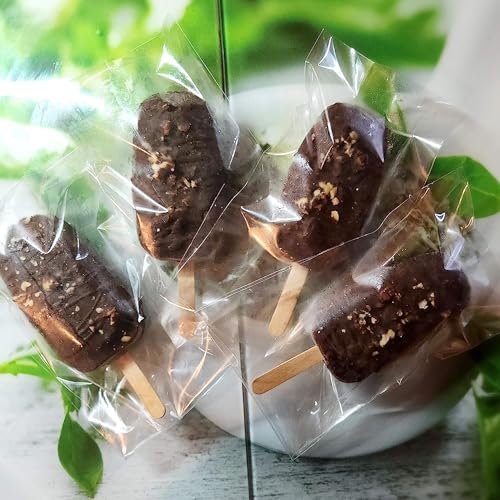 100 PCS Cake Popsicle Sticks and 200 PCS Cake Pop Bags Set (C-accessory)