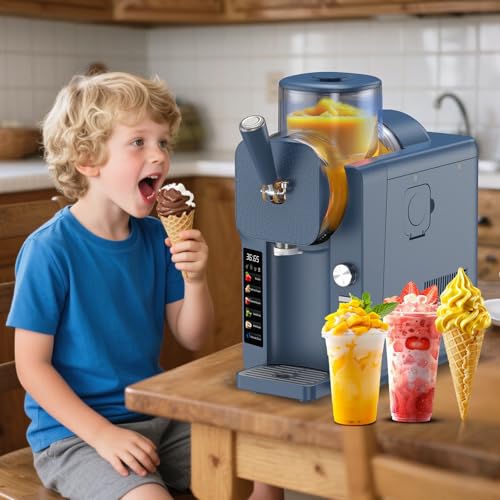Ice Cream & Slushie Maker 70 oz (Navy Blue / 70 oz)