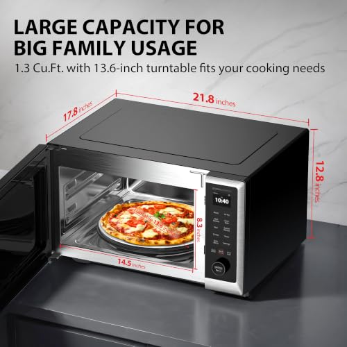OptiChef PRO MAX Air Fryer Combo Microwave Oven (Optichef Pro Max-1.3 Cu.Ft.)