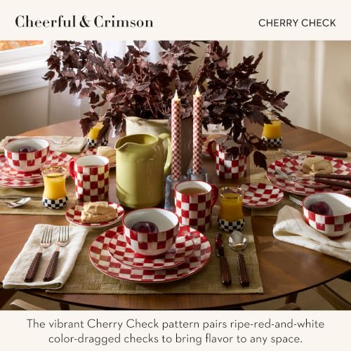 Cotton Dish Towel (Cherry Check / 1-Pack)
