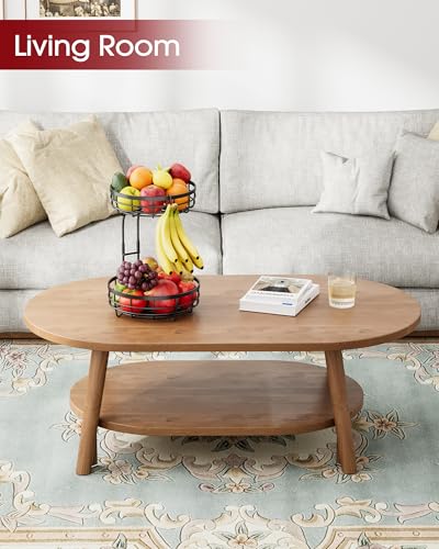Fruit Basket for Kitchen Counter (Black / 2 Tier Standard)