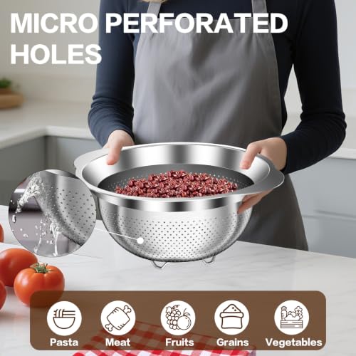 Large Strainers and Colanders (5+6+7QT)