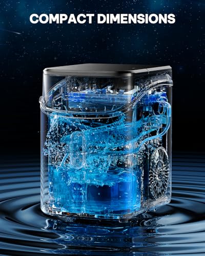 Nugget Ice Makers Countertop (Black / 33 lbs)