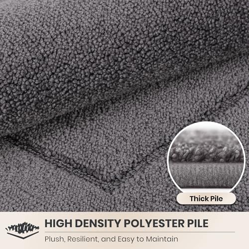 Dirt Trapping Door Mat Indoor Entrance (Grey / 24" X 35.5" (Rectangular))
