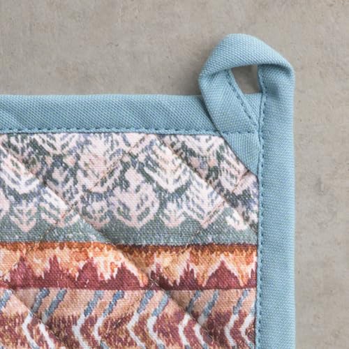 Pot Holders 100% Cotton Potholders (022 - Fair Isle / 8" x 8" (Pot Holder Pack of 1))