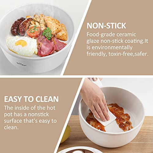 2L Electric Hot Pot Electric1000W (White)