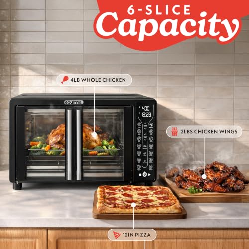 Toaster Oven 6 (Black – 17 Presets)