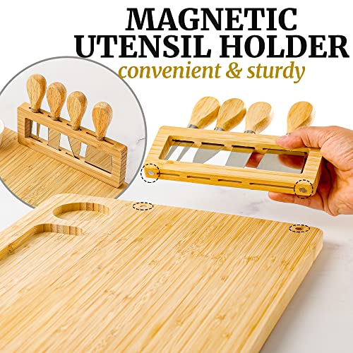 Zulay Charcuterie Board Set Large (Platter Set)