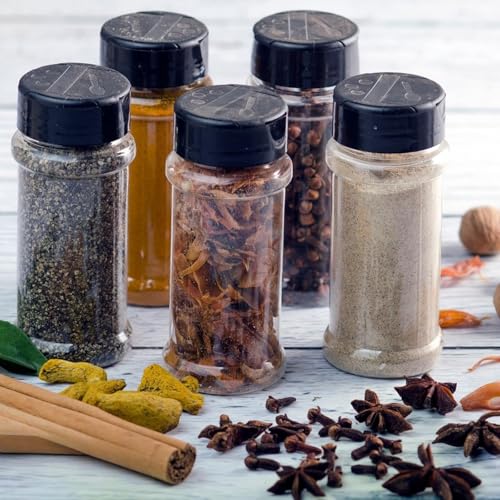 14 Pcs 3 Oz Spice Jars Plastic Seasoning Containers