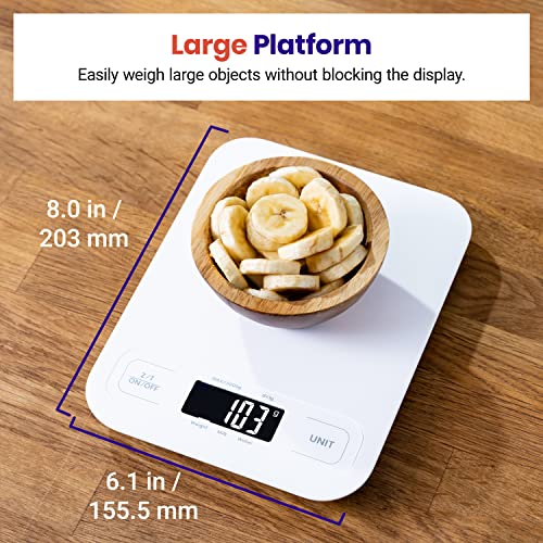 Food Kitchen Scale (Clean White)
