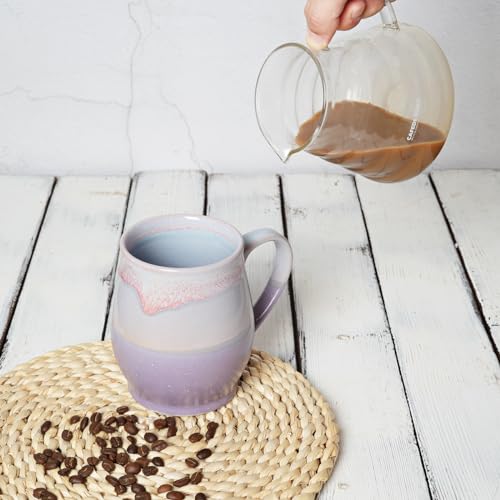 Extra Large Ceramic Coffee Mug (Purple)